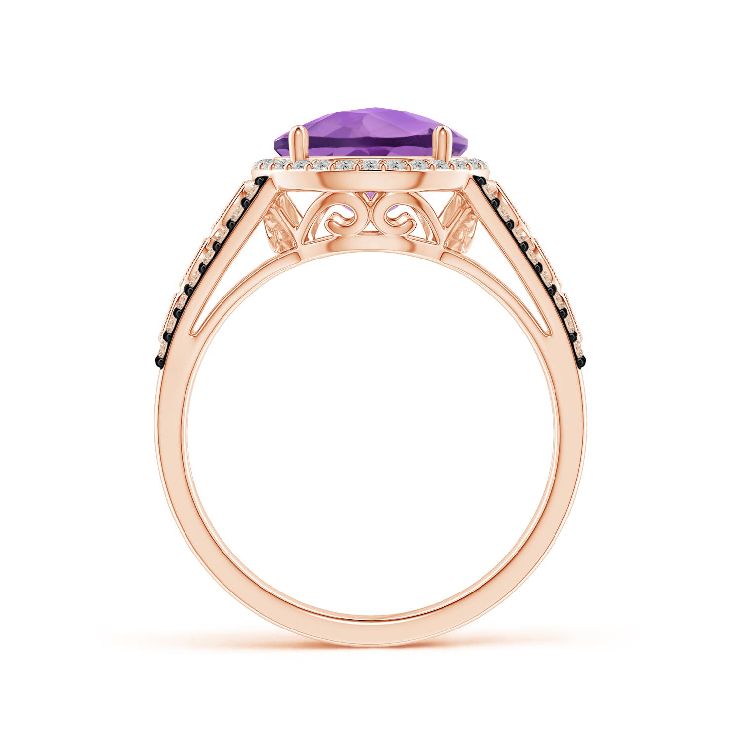 A - Amethyst / 2.64 CT / 14 KT Rose Gold