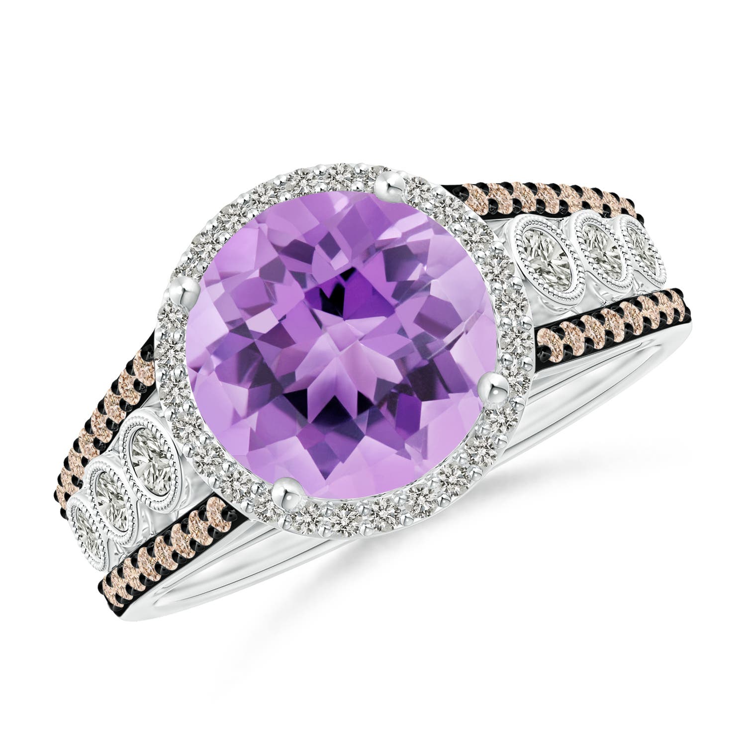 A - Amethyst / 2.64 CT / 14 KT White Gold