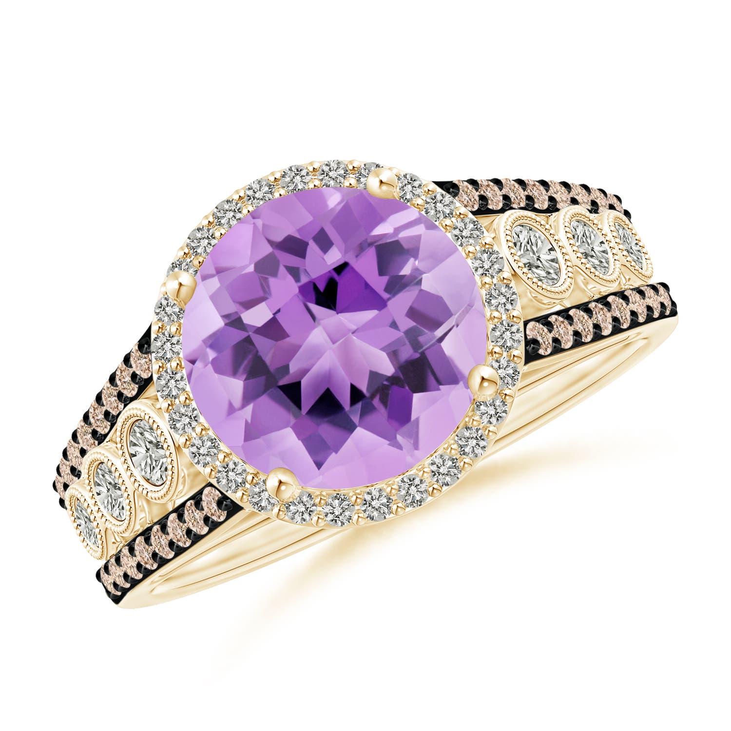 A - Amethyst / 2.64 CT / 14 KT Yellow Gold