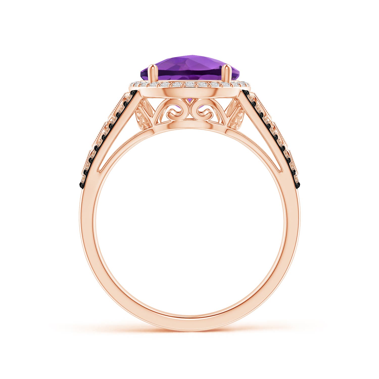 AA - Amethyst / 2.64 CT / 14 KT Rose Gold