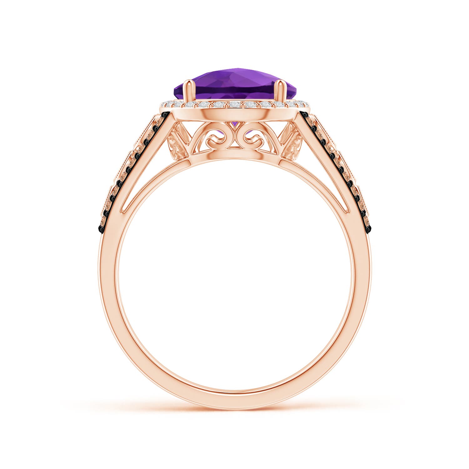 AAA - Amethyst / 2.64 CT / 14 KT Rose Gold