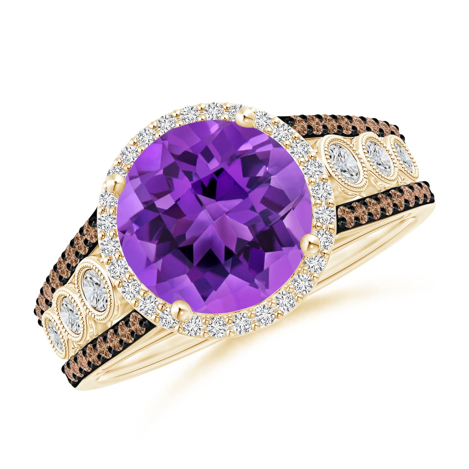 AAA - Amethyst / 2.64 CT / 14 KT Yellow Gold