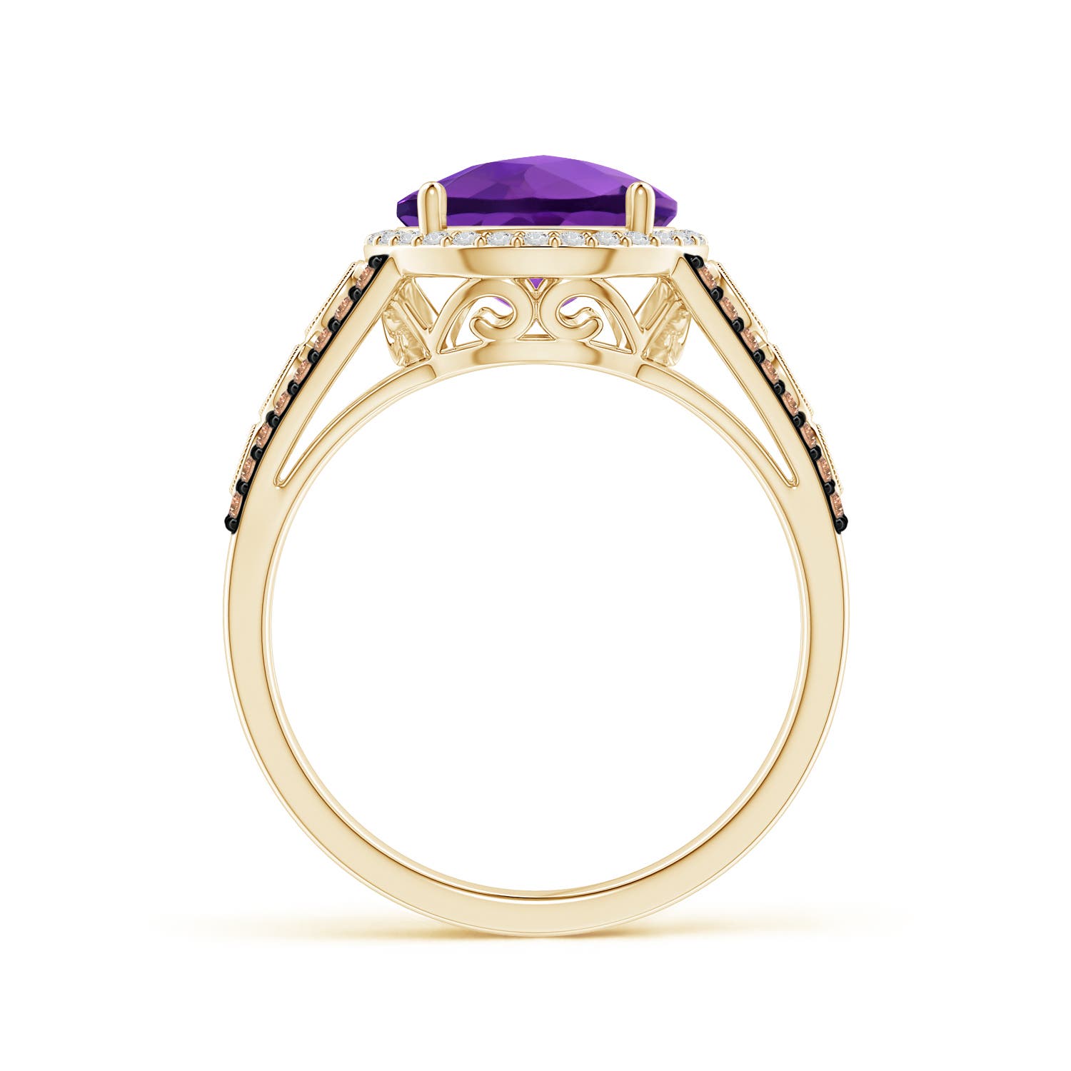 AAA - Amethyst / 2.64 CT / 14 KT Yellow Gold