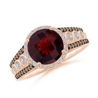 Round AA Garnet