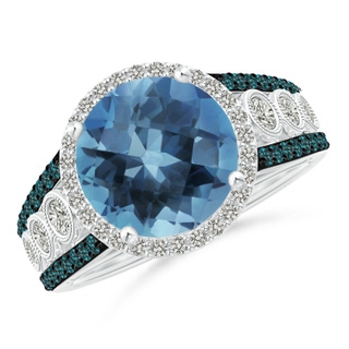 Round A London Blue Topaz