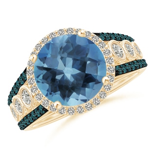 Round A London Blue Topaz
