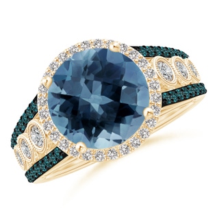 Round AA London Blue Topaz