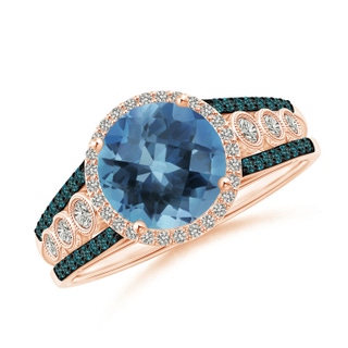 Round A London Blue Topaz