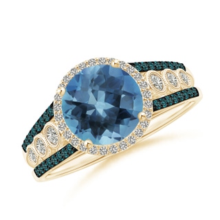 Round A London Blue Topaz