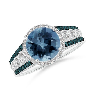 Round AA London Blue Topaz