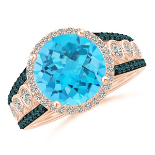 Round A Swiss Blue Topaz