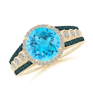 Round A Swiss Blue Topaz