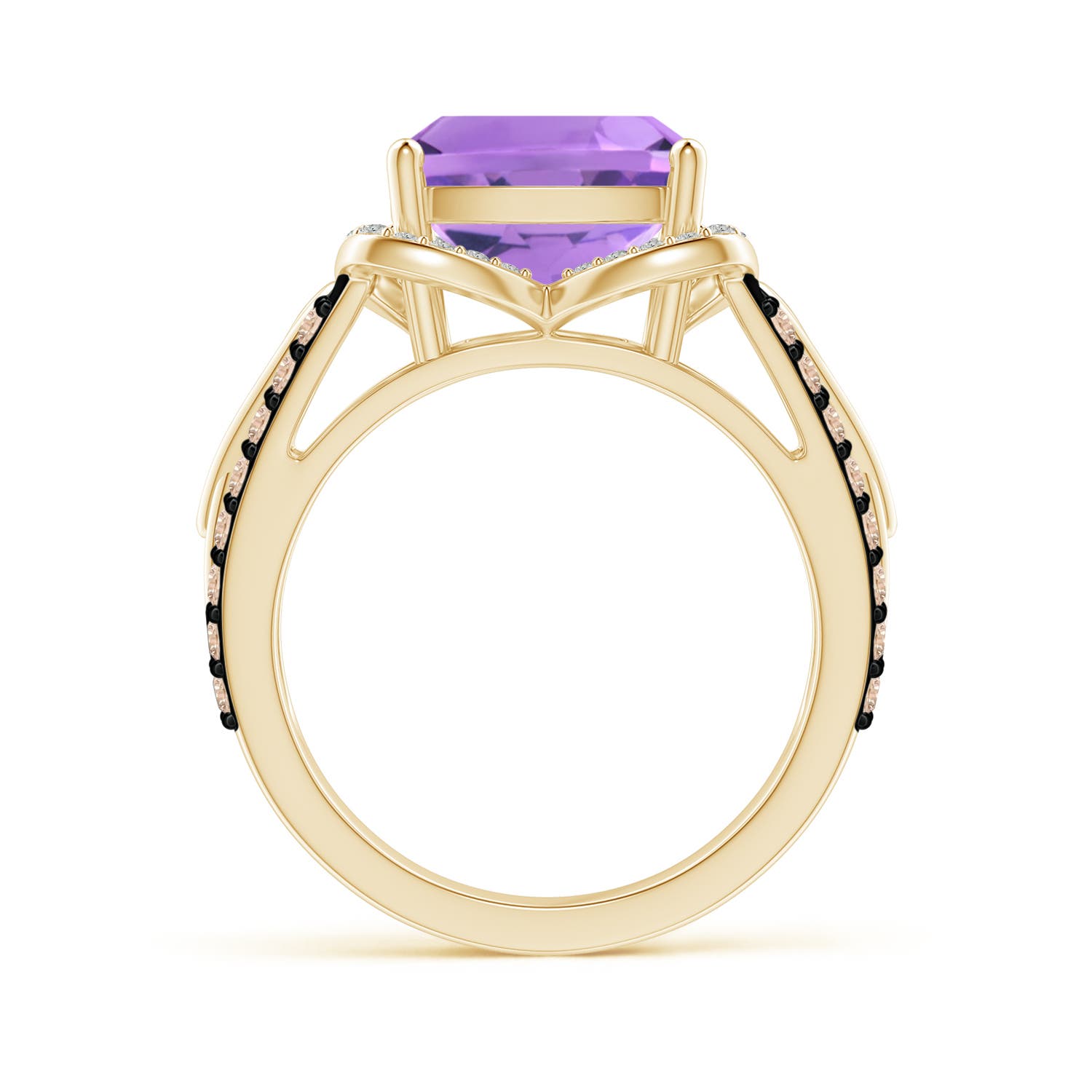 A - Amethyst / 4.41 CT / 14 KT Yellow Gold