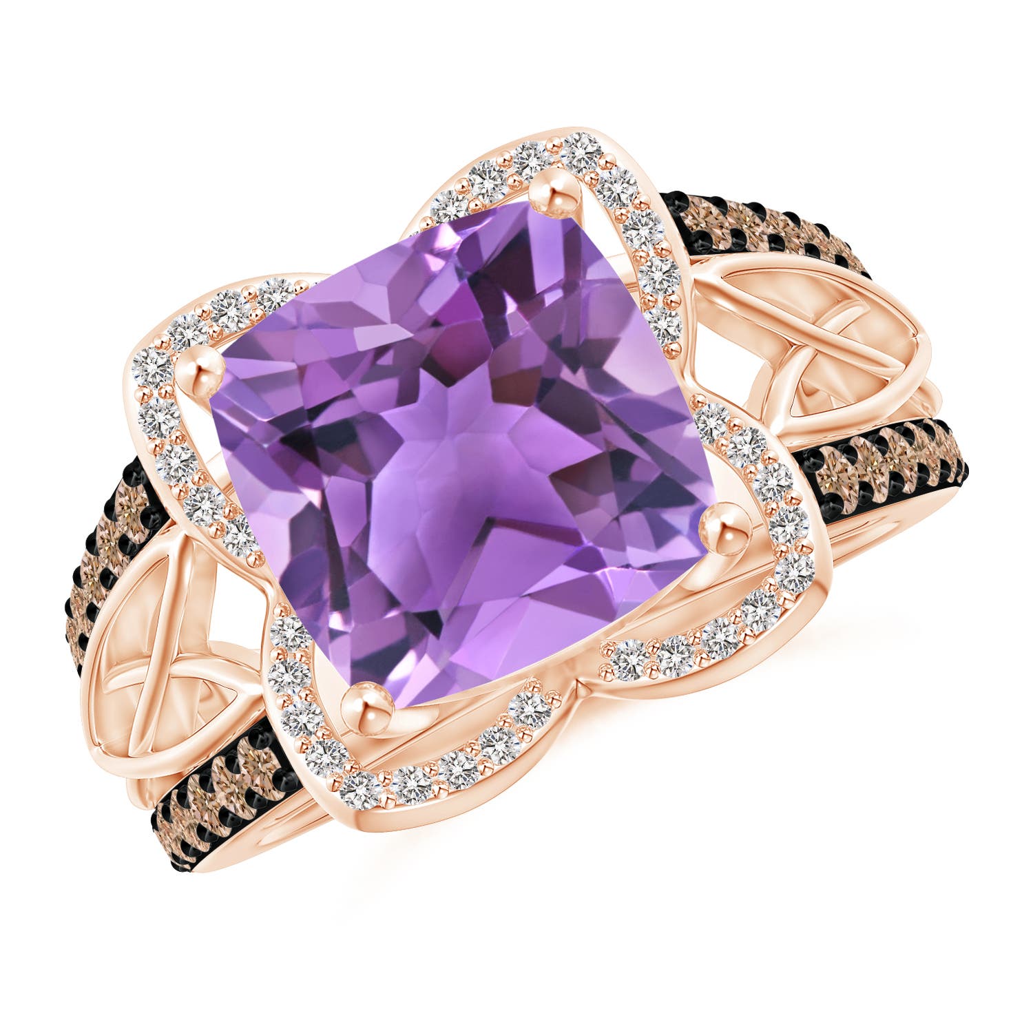 AA - Amethyst / 4.41 CT / 14 KT Rose Gold