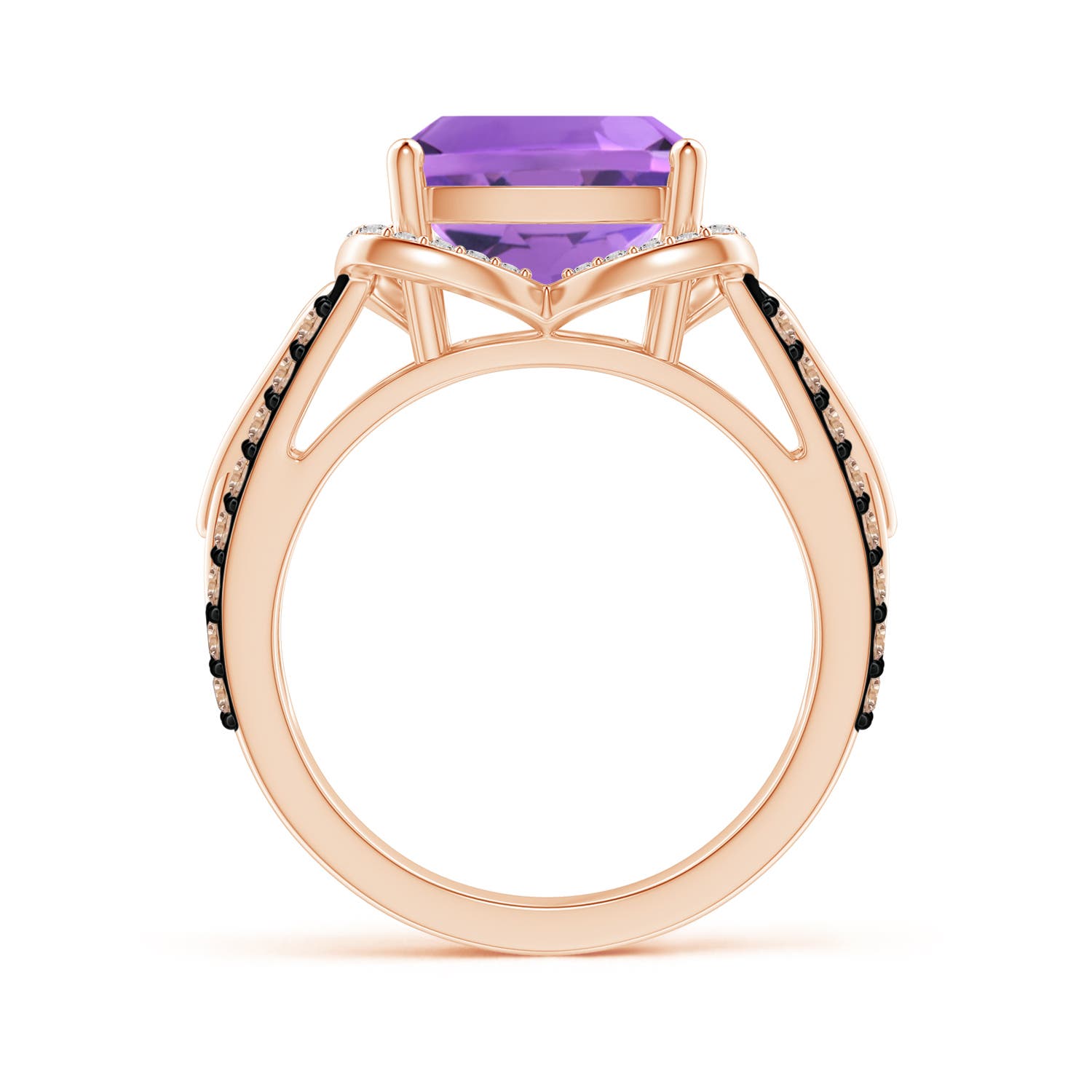 AA - Amethyst / 4.41 CT / 14 KT Rose Gold