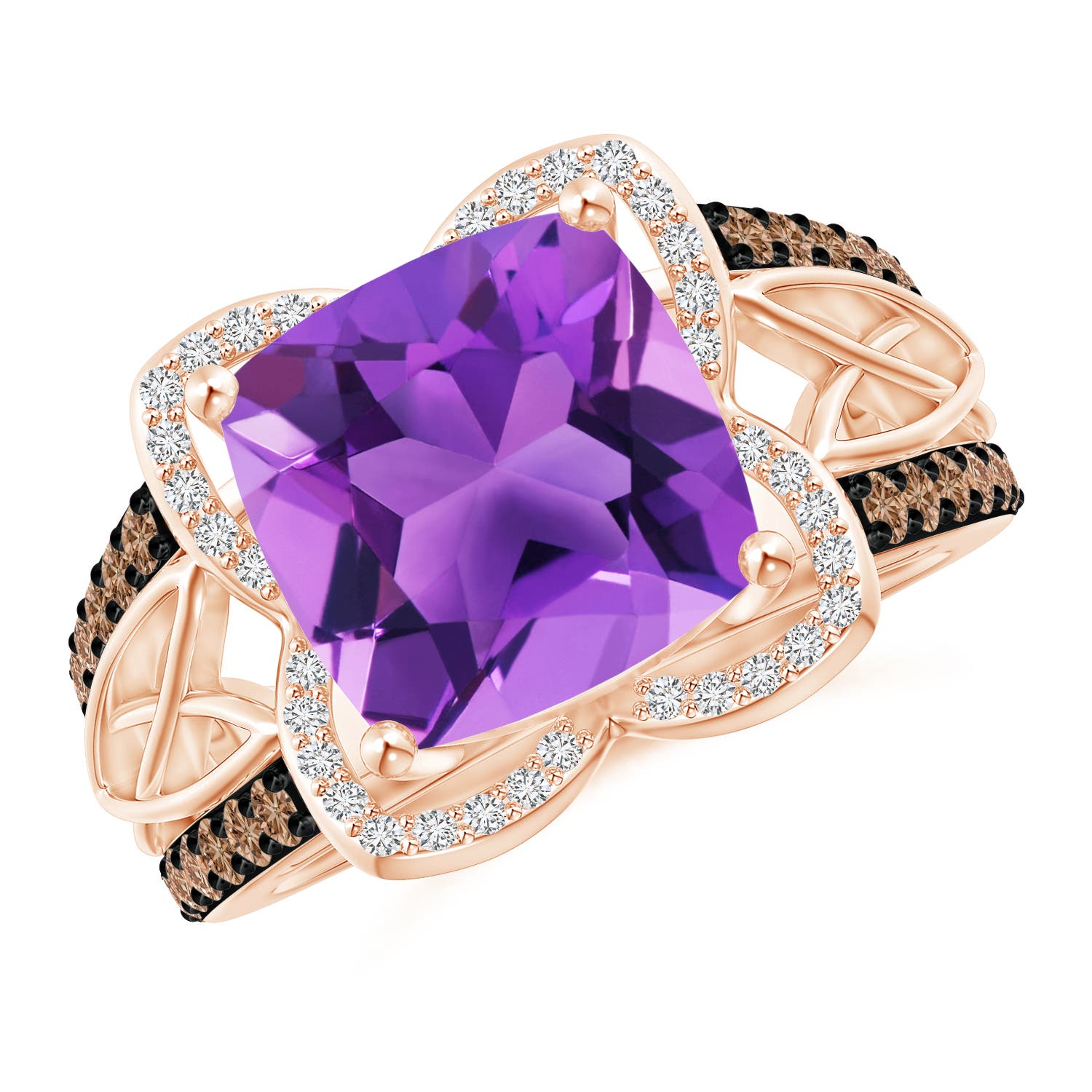 AAA - Amethyst / 4.41 CT / 14 KT Rose Gold