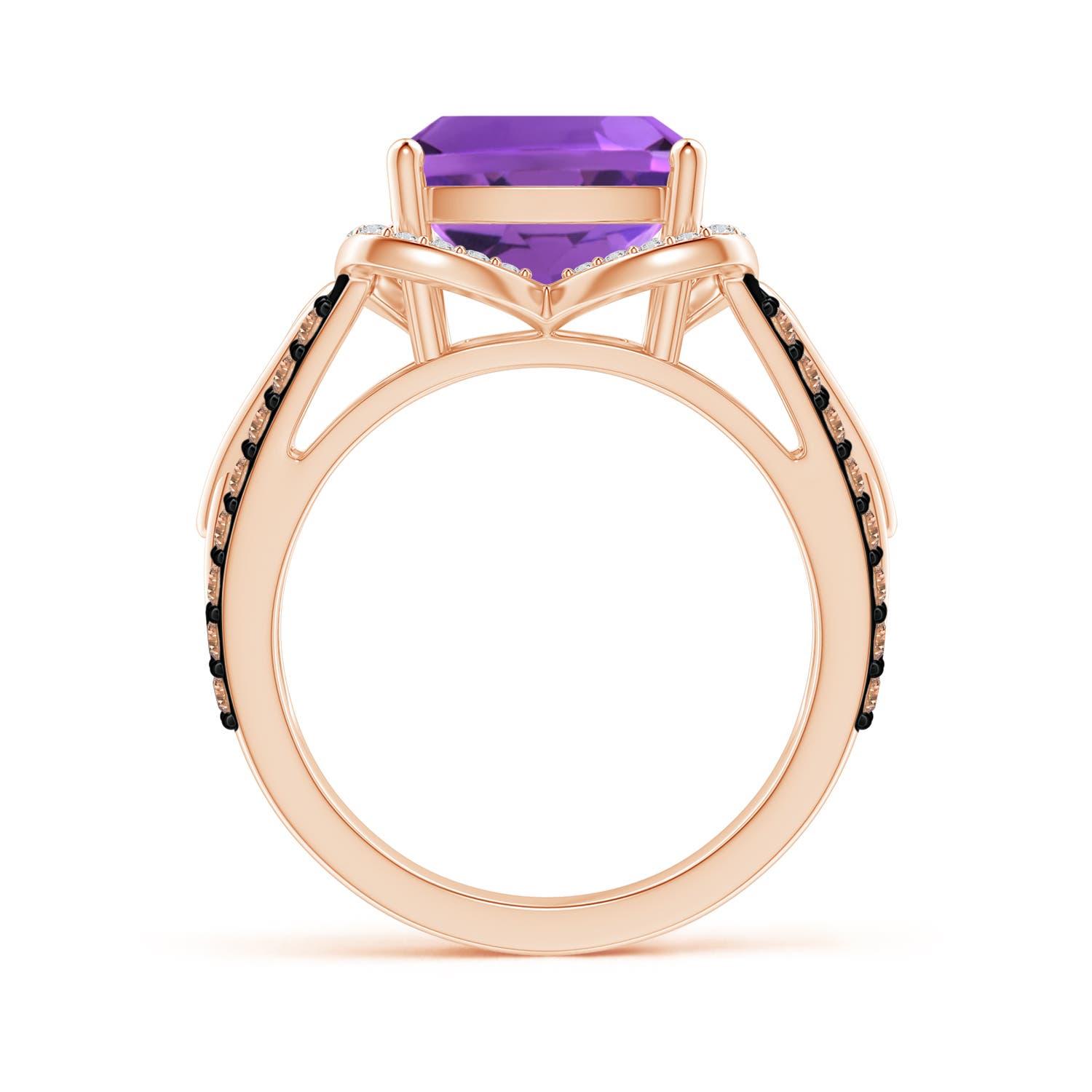 AAA - Amethyst / 4.41 CT / 14 KT Rose Gold