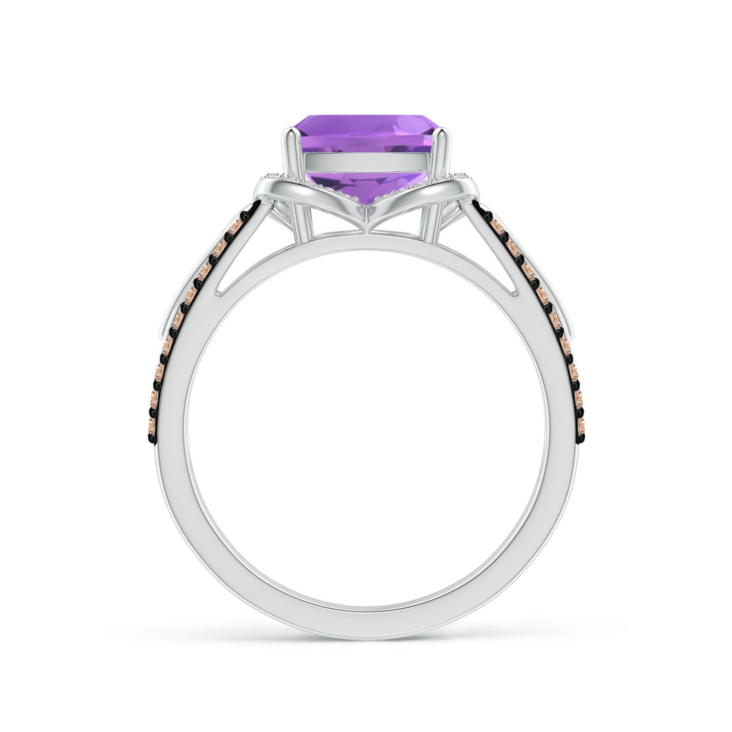 AA - Amethyst / 2.6 CT / 14 KT White Gold