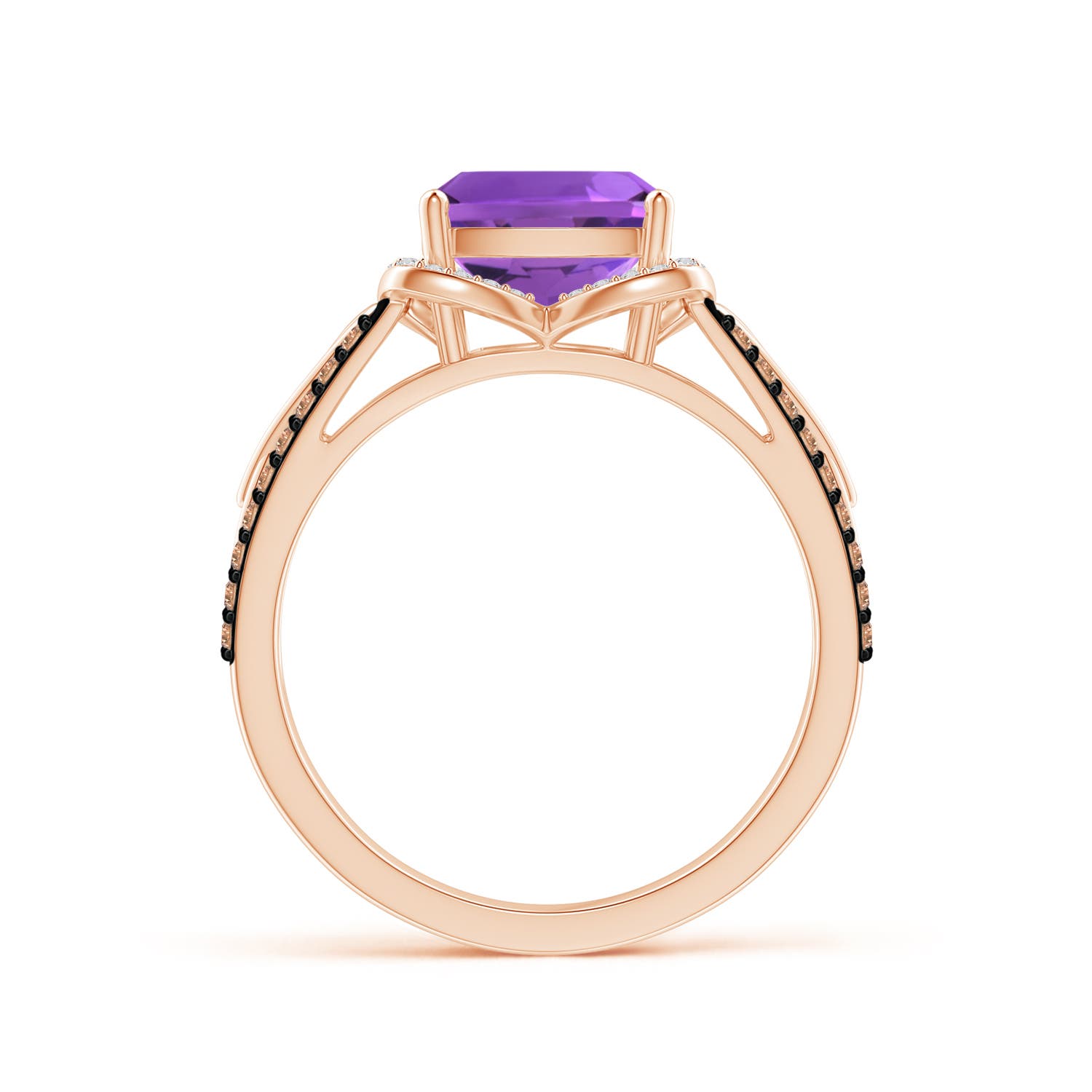 AAA - Amethyst / 2.6 CT / 14 KT Rose Gold