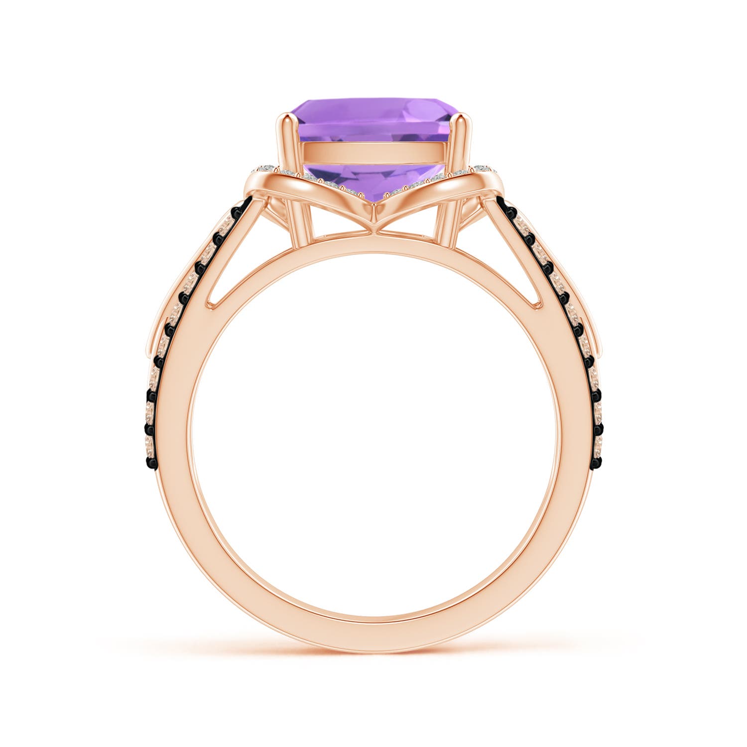 A - Amethyst / 3.61 CT / 14 KT Rose Gold