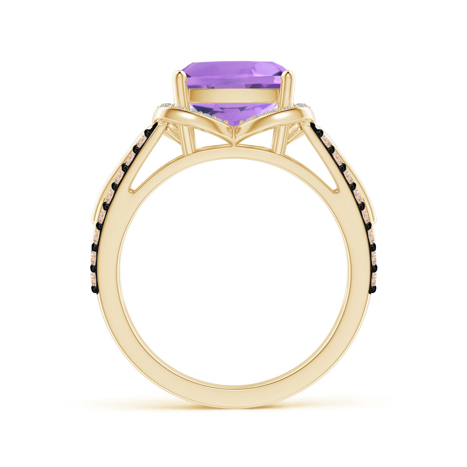 A - Amethyst / 3.61 CT / 14 KT Yellow Gold