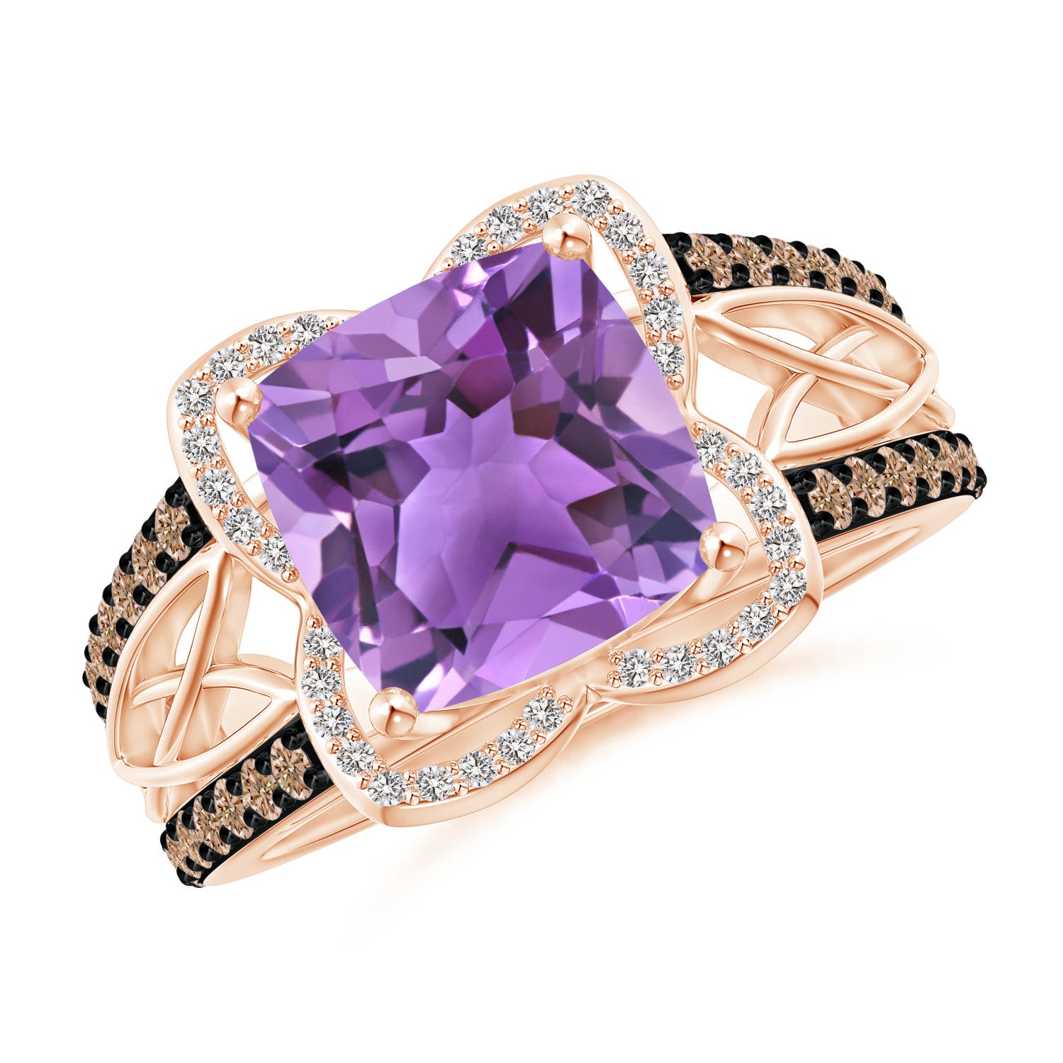 AA - Amethyst / 3.61 CT / 14 KT Rose Gold