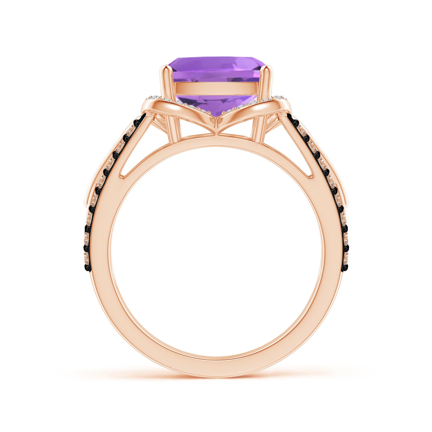 AA - Amethyst / 3.61 CT / 14 KT Rose Gold