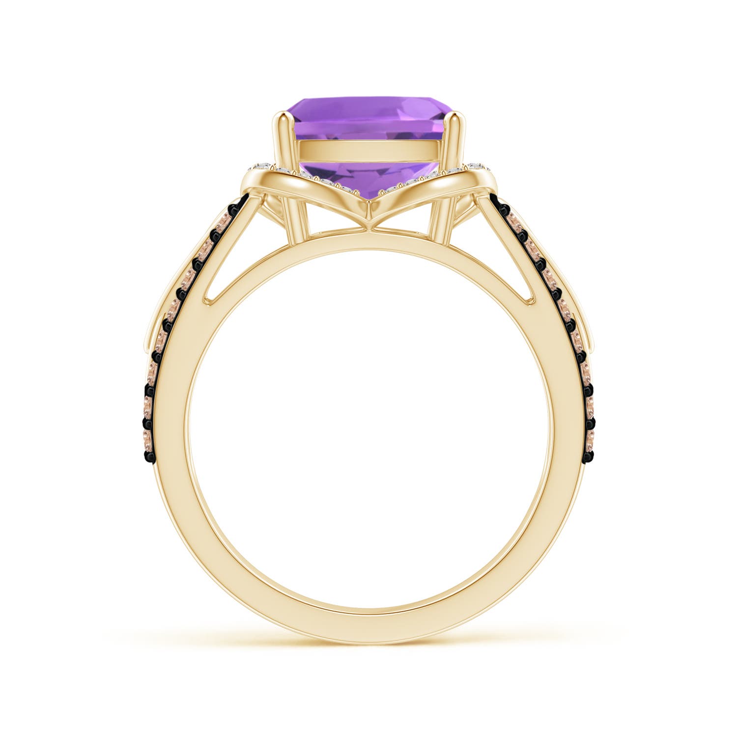 AA - Amethyst / 3.61 CT / 14 KT Yellow Gold