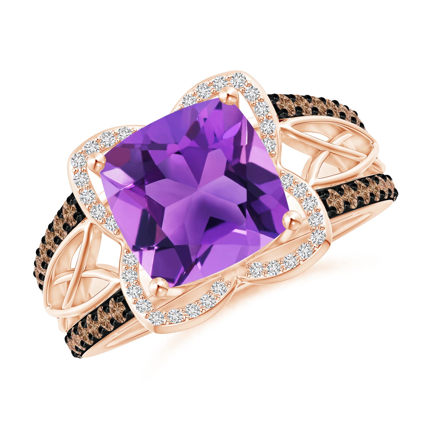 AAA - Amethyst / 3.61 CT / 14 KT Rose Gold