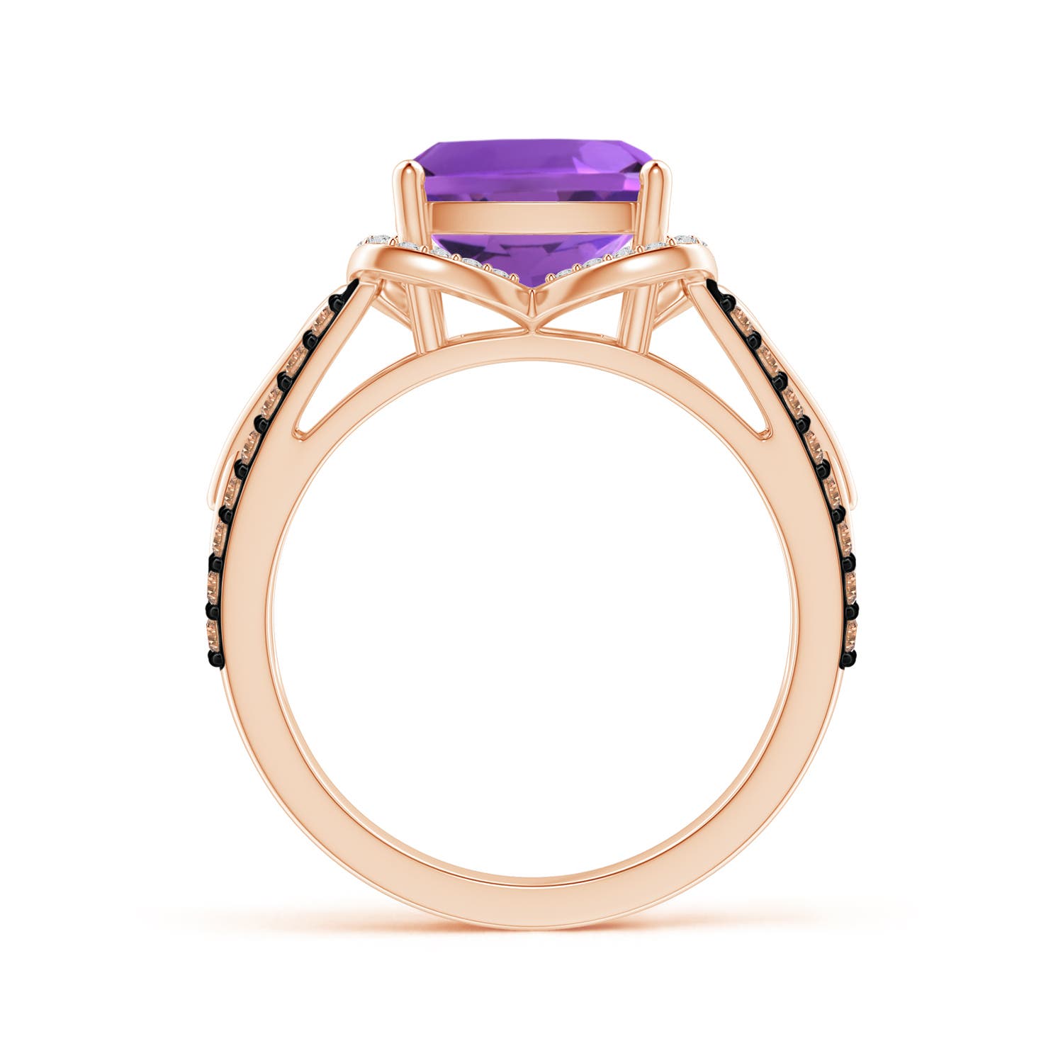 AAA - Amethyst / 3.61 CT / 14 KT Rose Gold