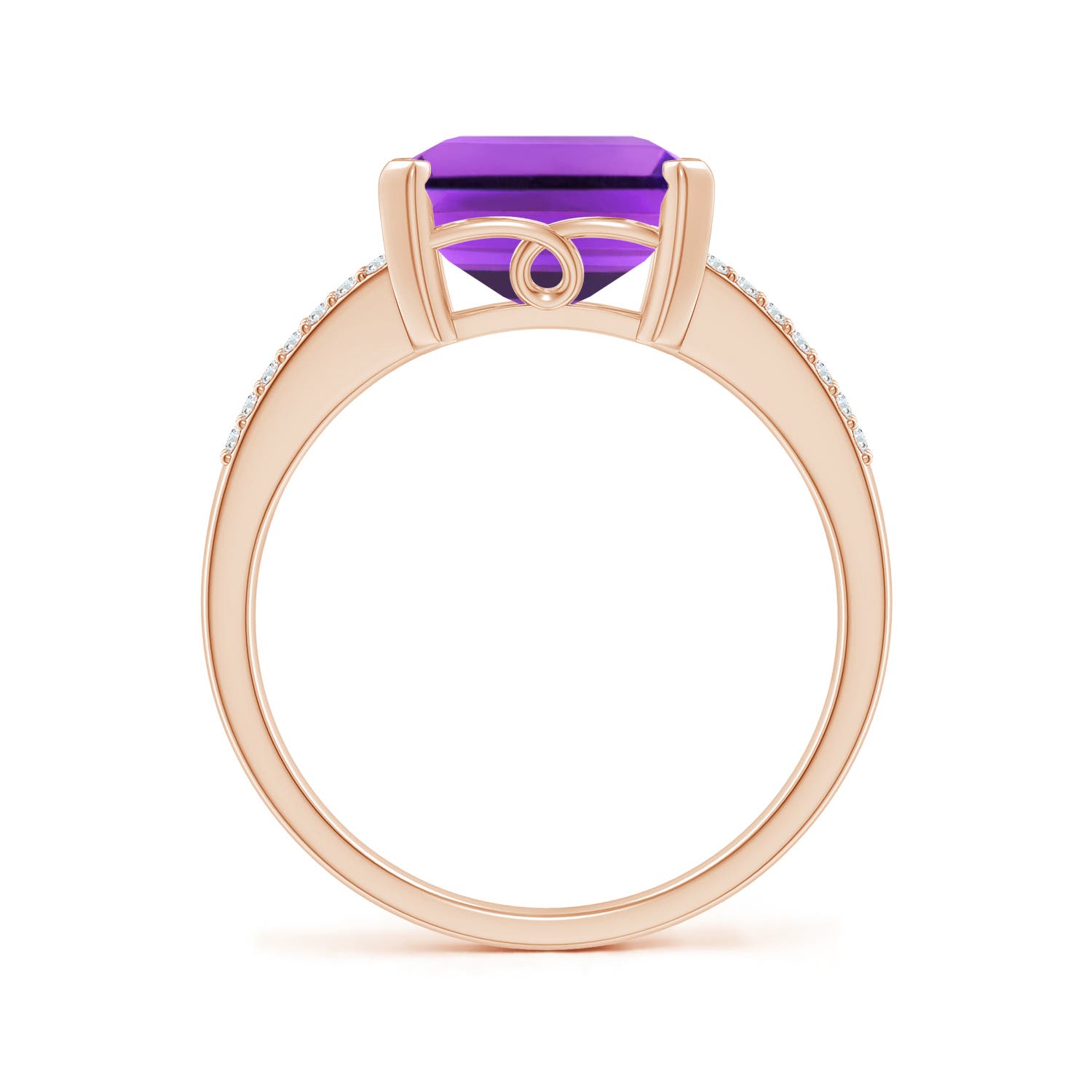 AAA - Amethyst / 4.14 CT / 14 KT Rose Gold