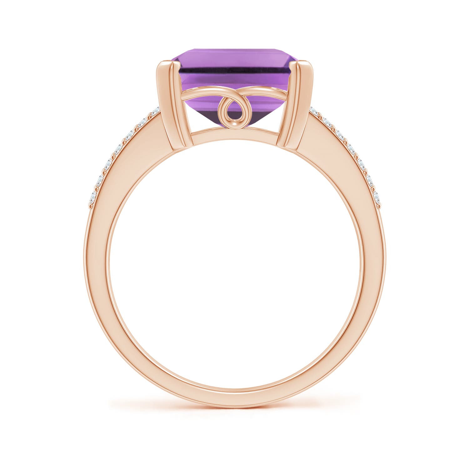 A - Amethyst / 5.47 CT / 14 KT Rose Gold