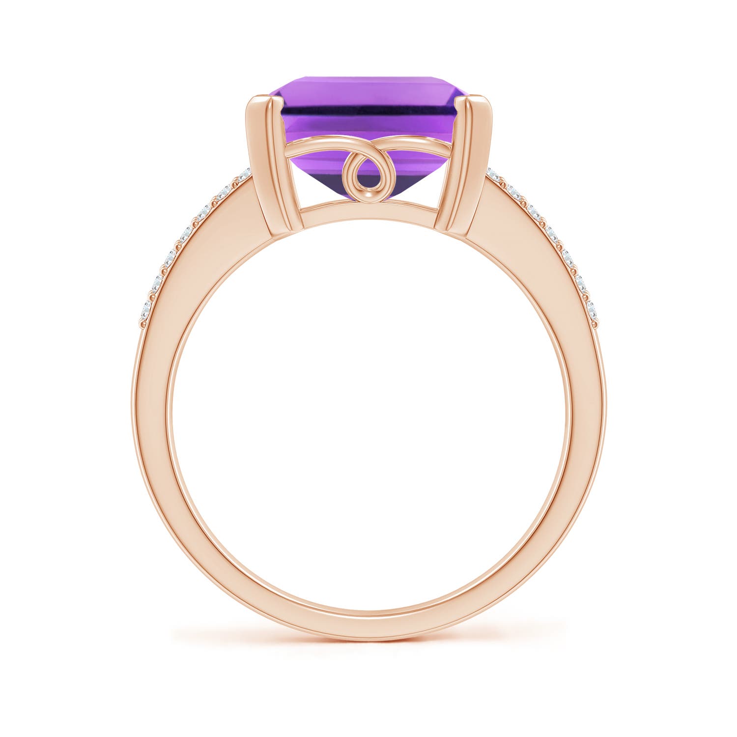 AA - Amethyst / 5.47 CT / 14 KT Rose Gold