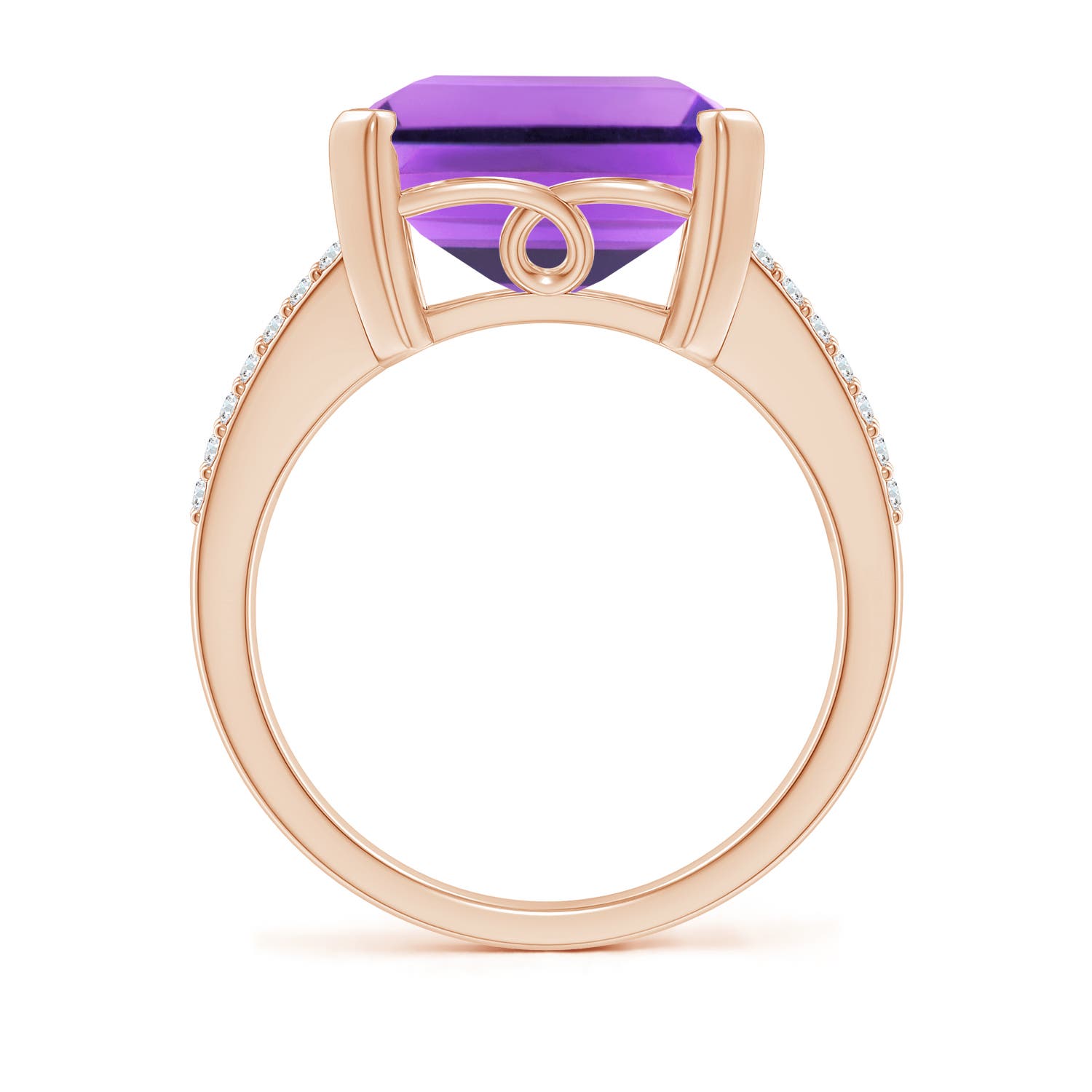 AA - Amethyst / 9.82 CT / 14 KT Rose Gold