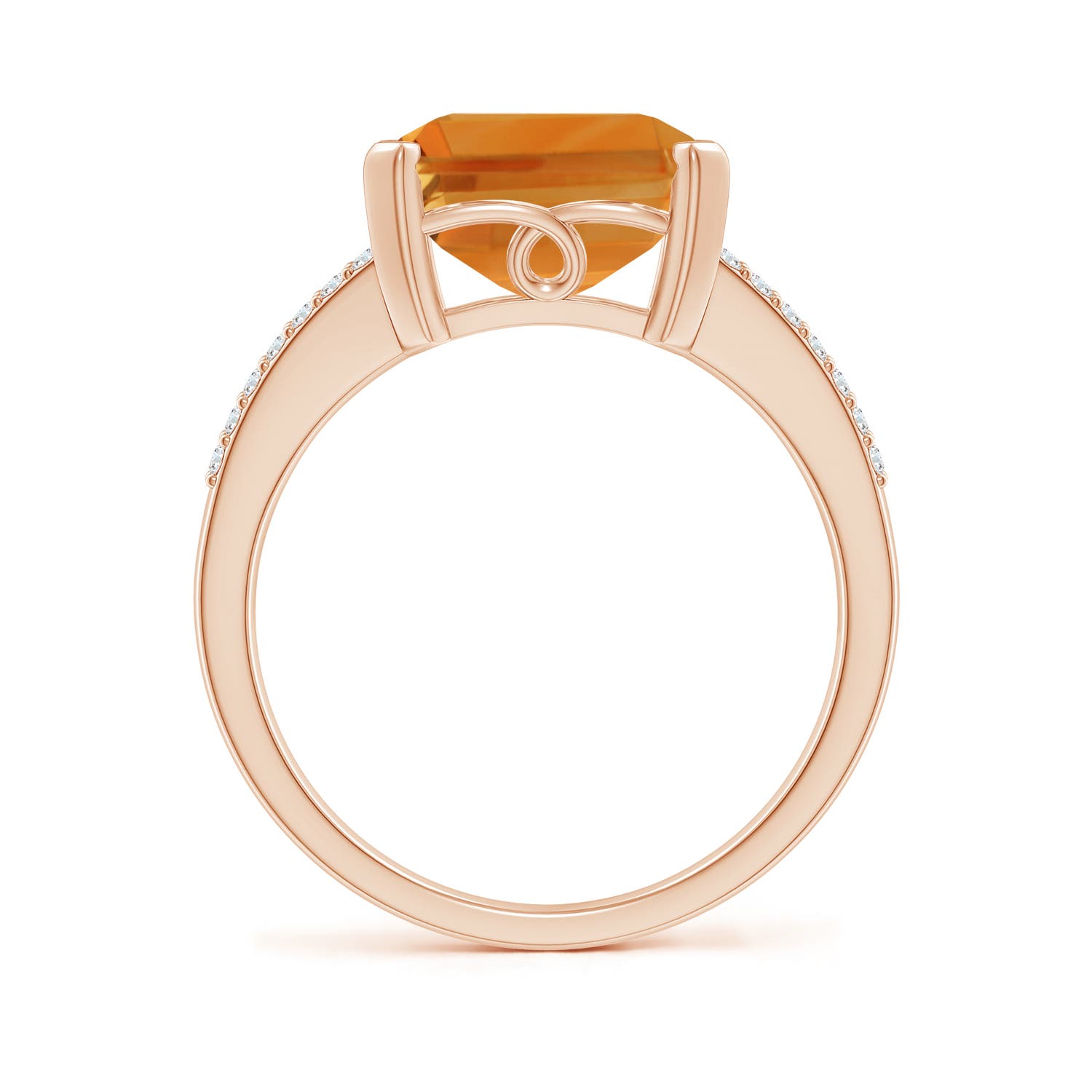 AA - Citrine / 5.77 CT / 14 KT Rose Gold