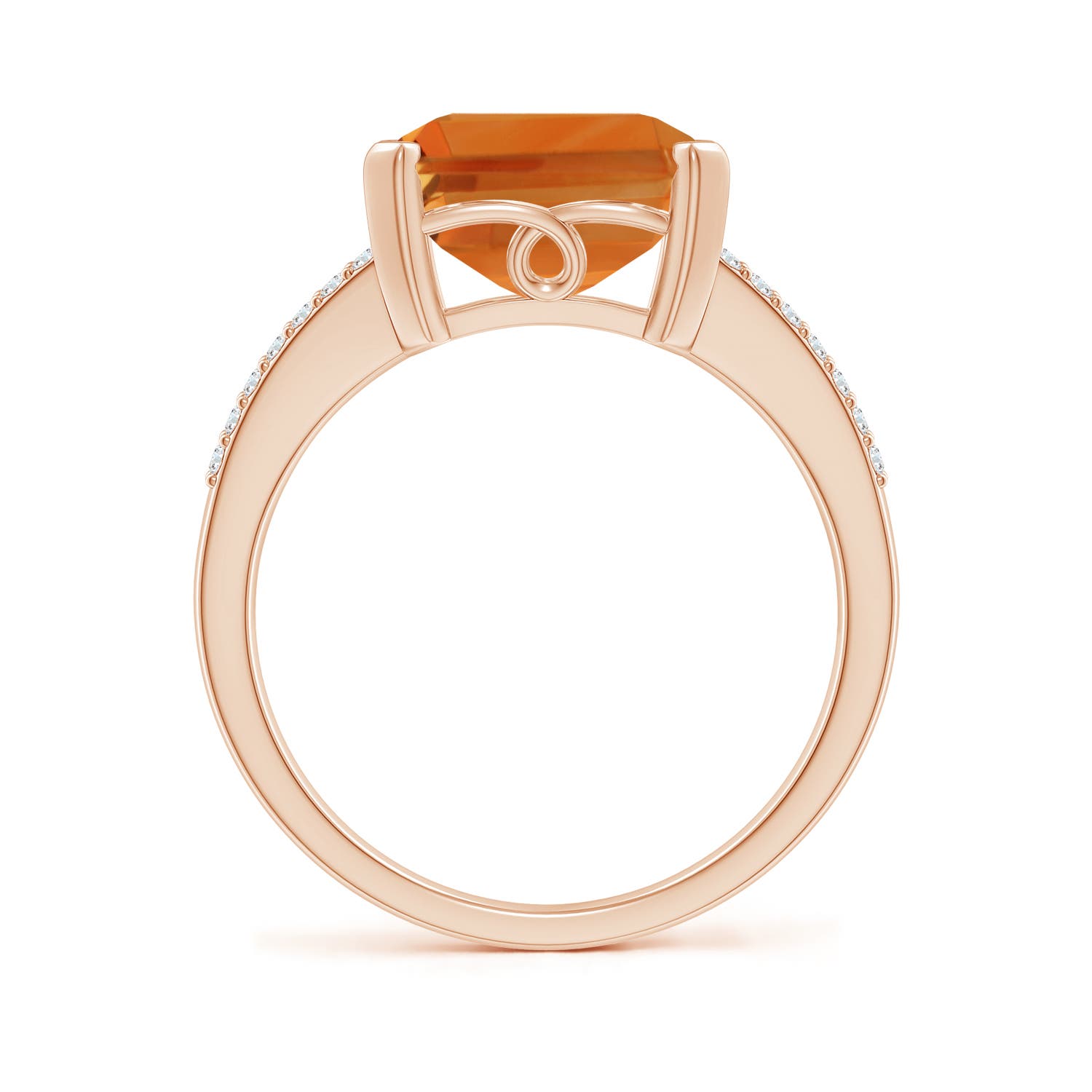 AAA - Citrine / 5.77 CT / 14 KT Rose Gold