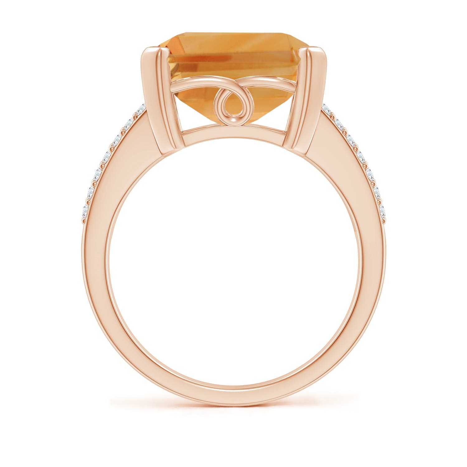 A - Citrine / 9.82 CT / 14 KT Rose Gold