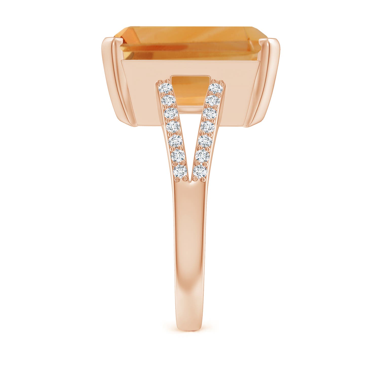 A - Citrine / 9.82 CT / 14 KT Rose Gold