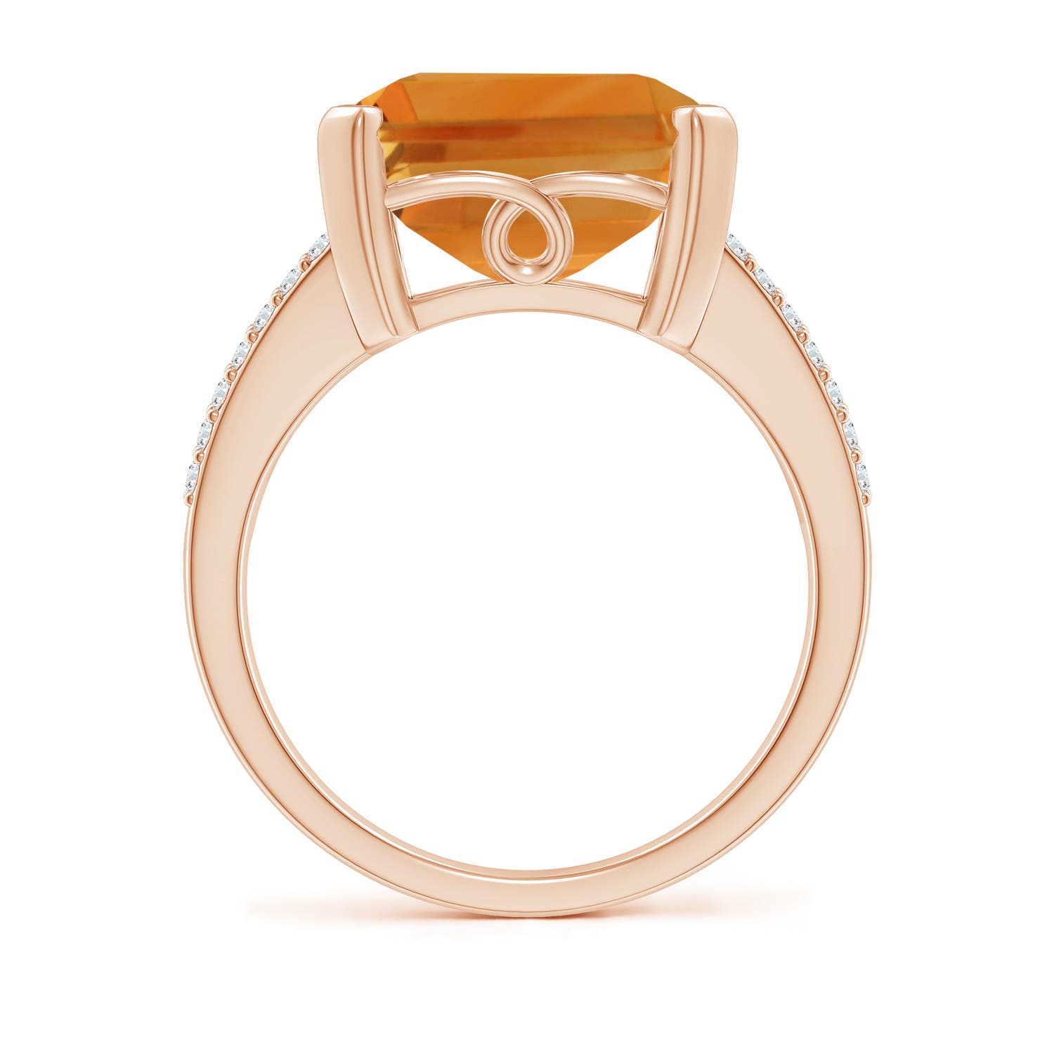 AA - Citrine / 9.82 CT / 14 KT Rose Gold