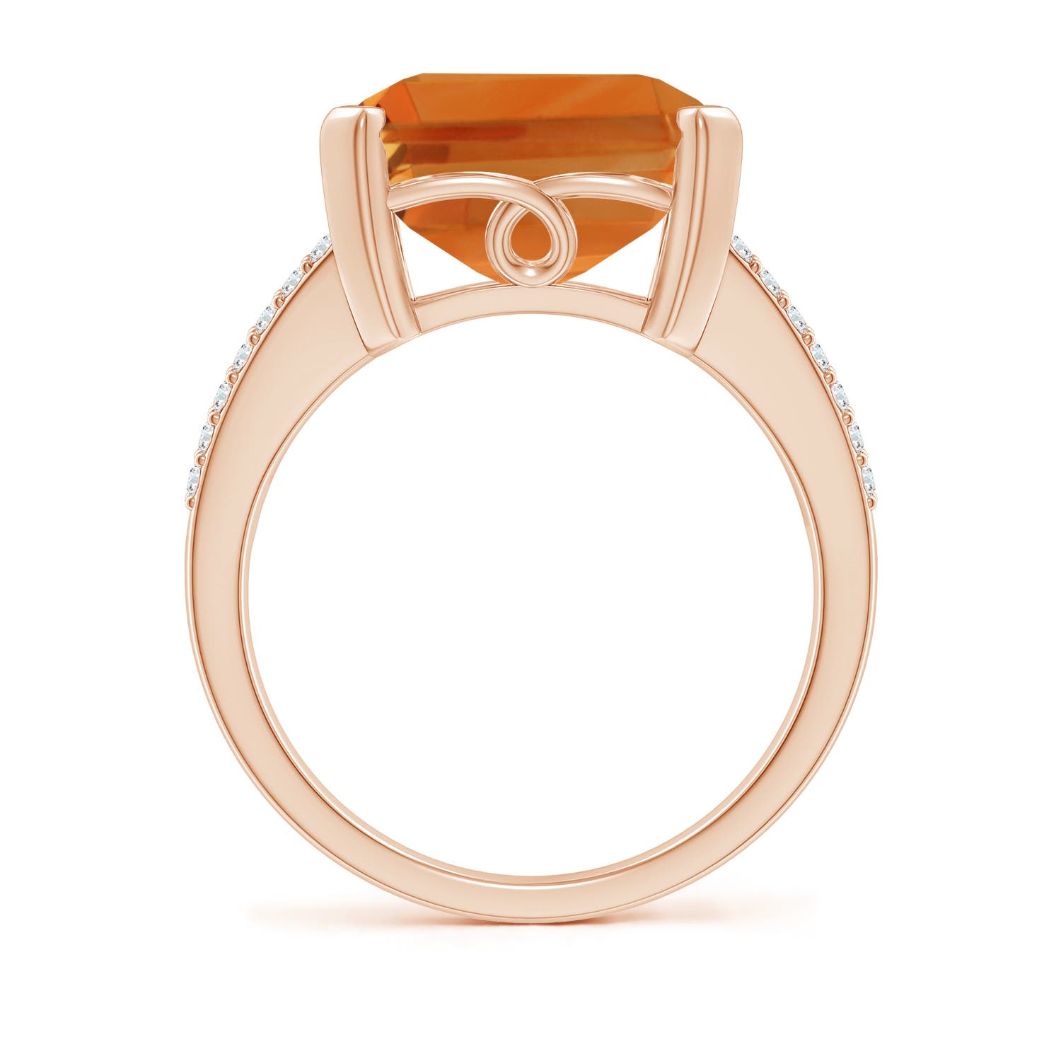 AAA - Citrine / 9.82 CT / 14 KT Rose Gold