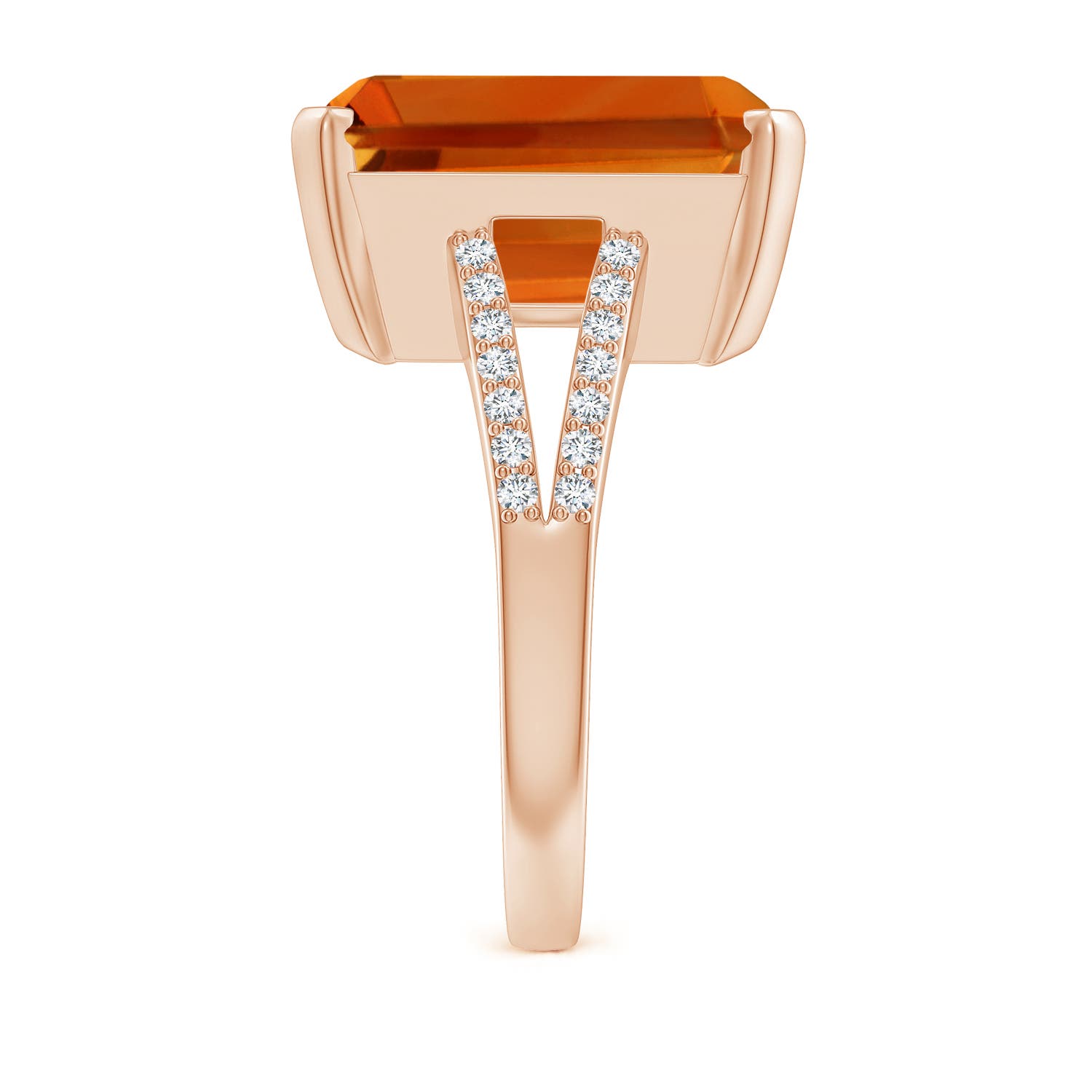 AAAA - Citrine / 9.82 CT / 14 KT Rose Gold