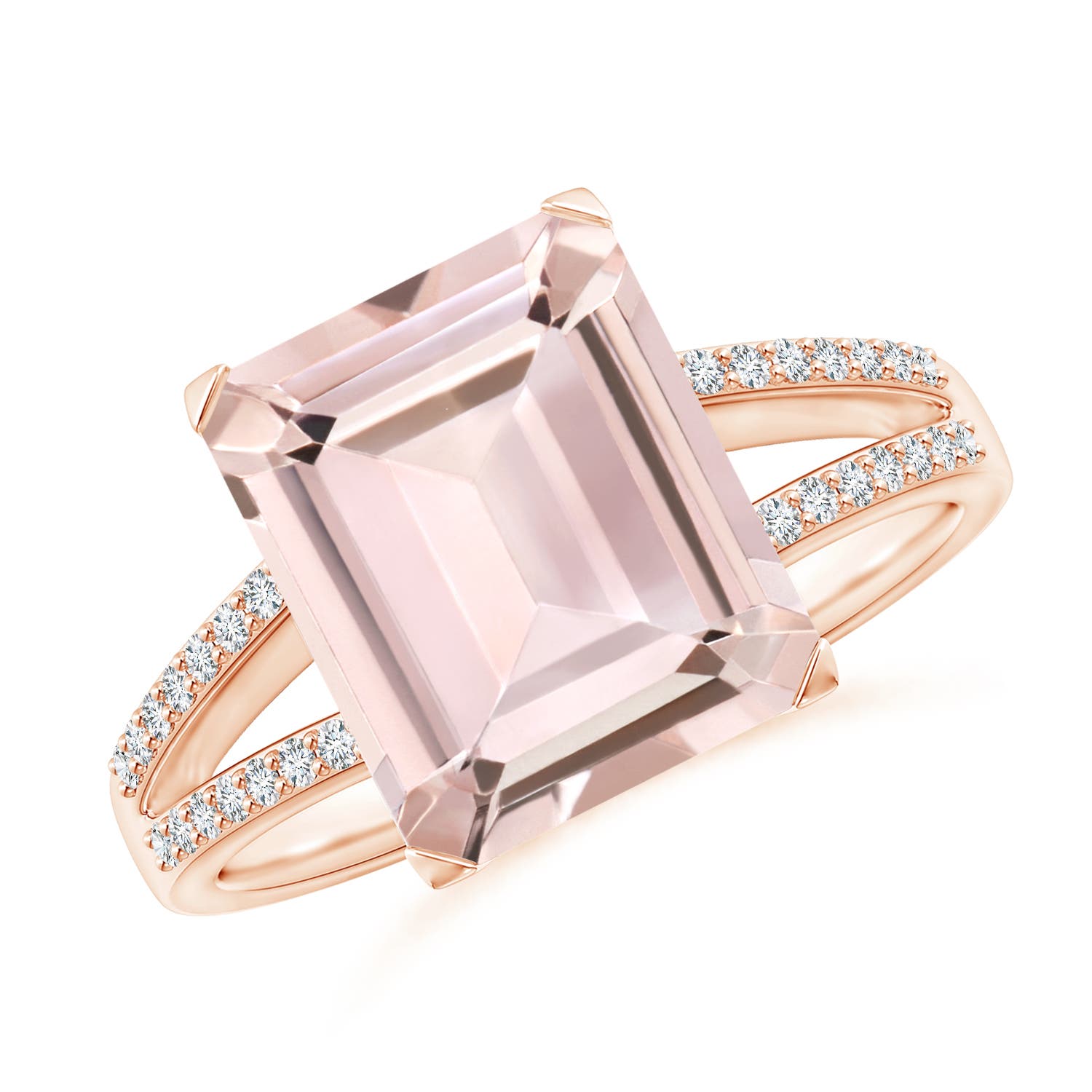 AA - Morganite / 4.24 CT / 14 KT Rose Gold