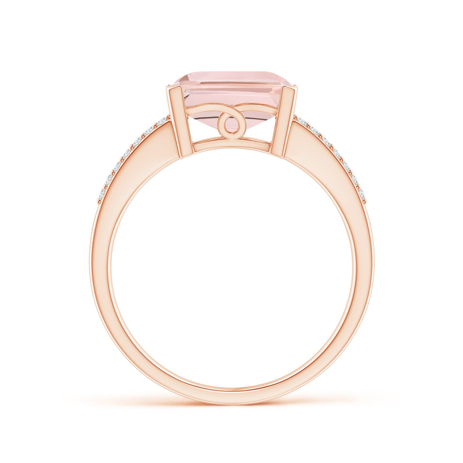 AA - Morganite / 4.24 CT / 14 KT Rose Gold