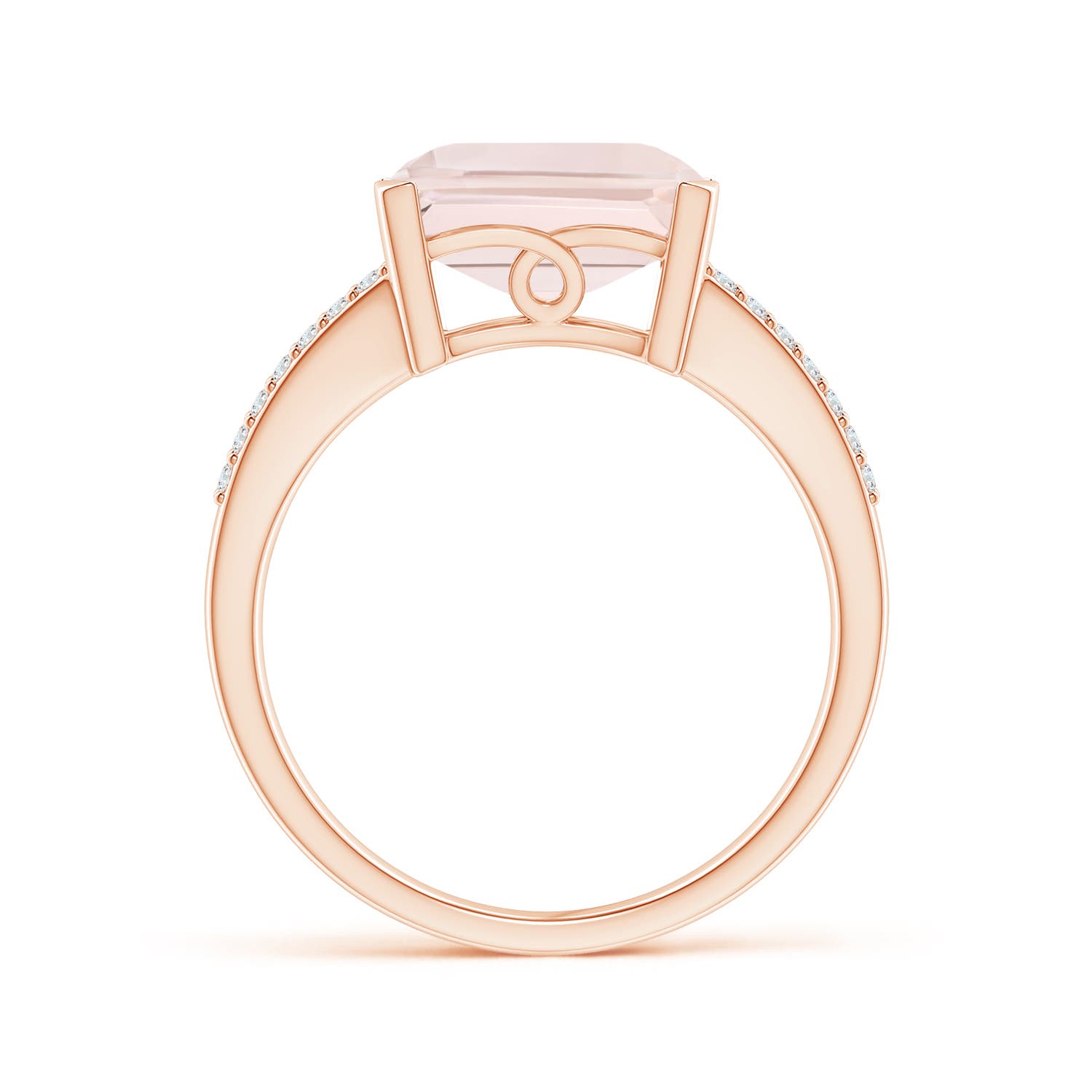 A - Morganite / 4.42 CT / 14 KT Rose Gold