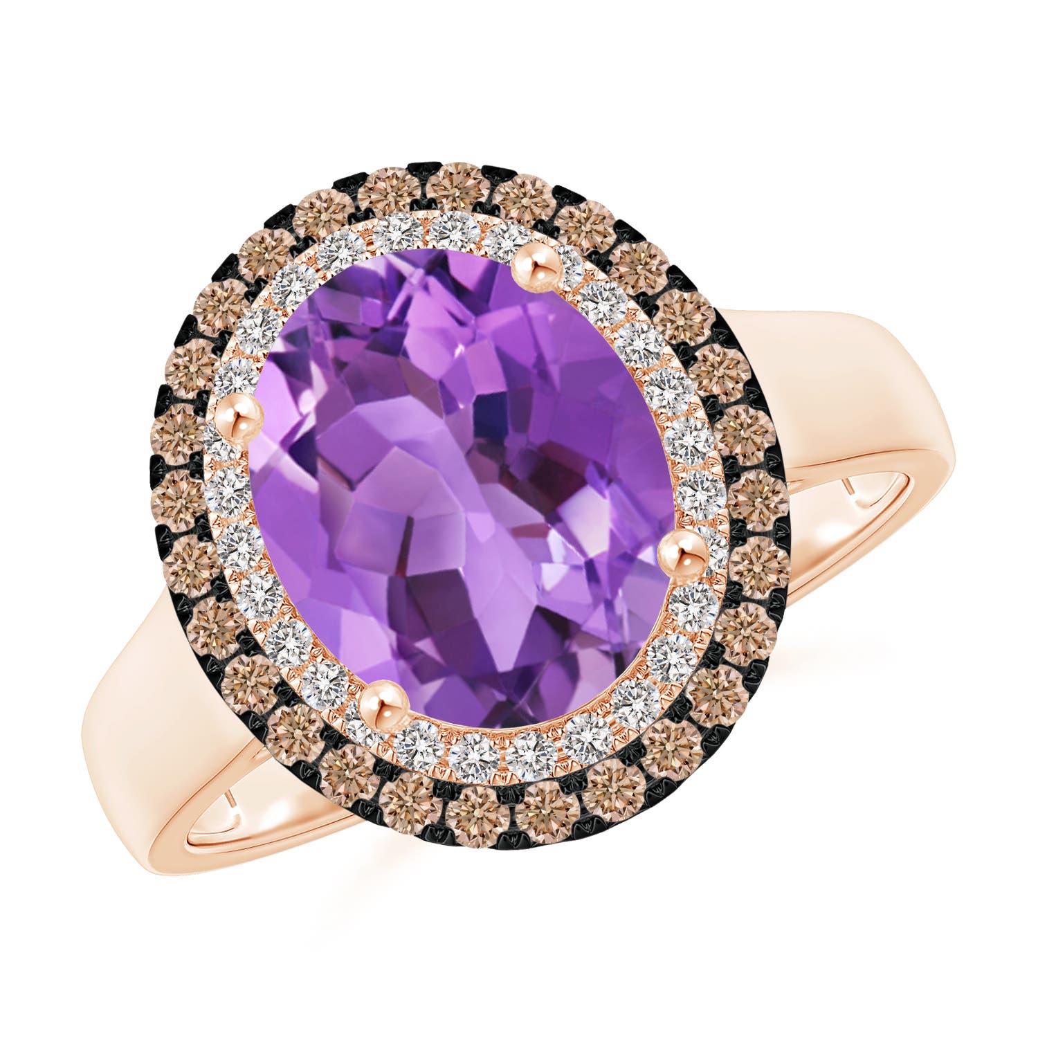 AA - Amethyst / 2.7 CT / 14 KT Rose Gold