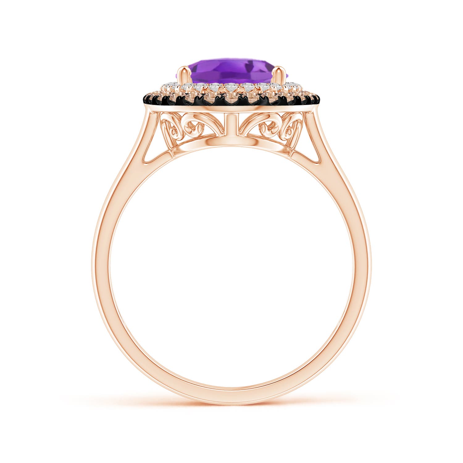 AA - Amethyst / 2.7 CT / 14 KT Rose Gold
