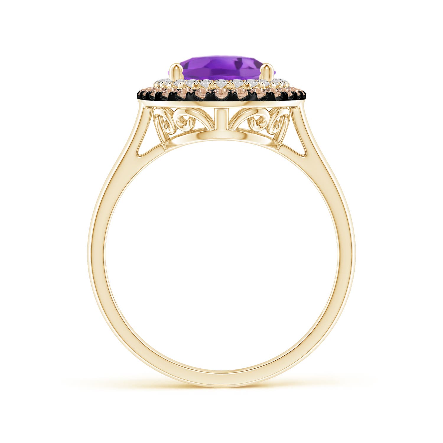 AA - Amethyst / 2.7 CT / 14 KT Yellow Gold