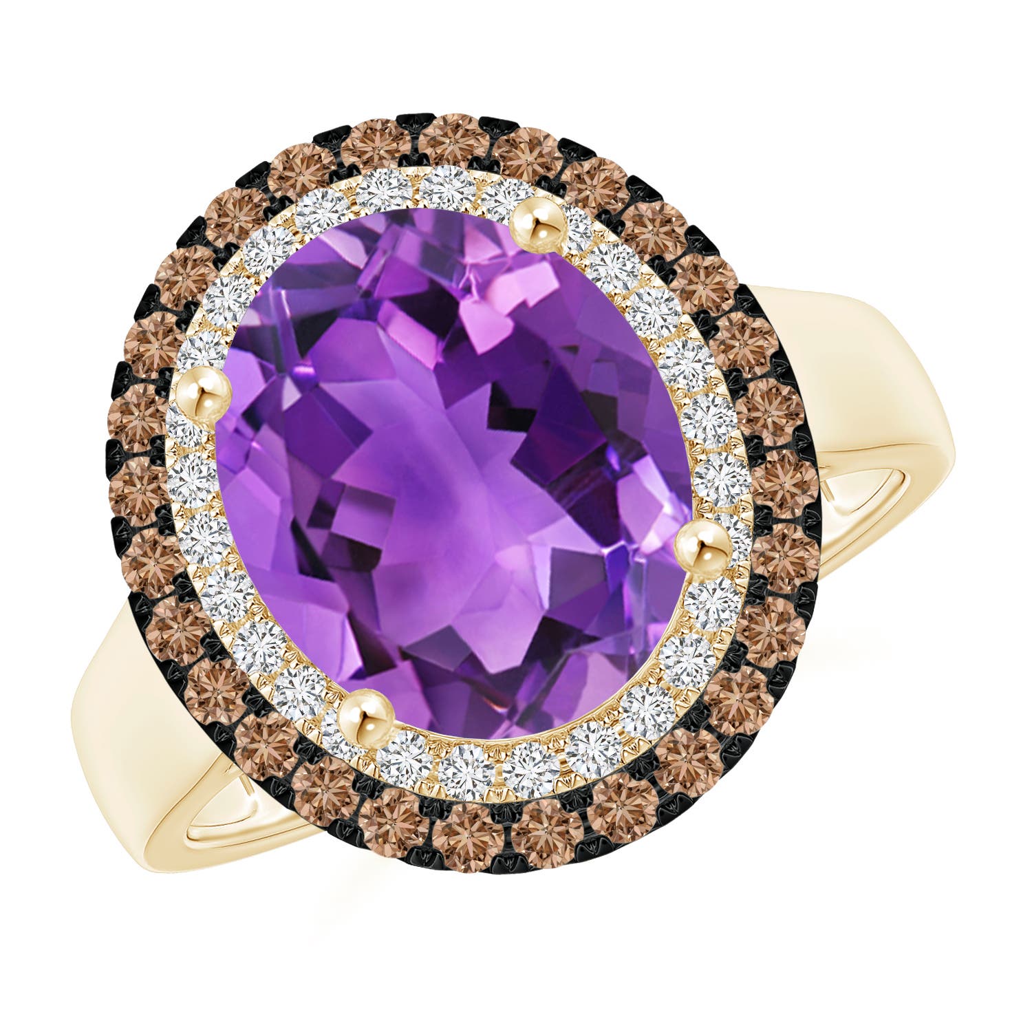 AAA - Amethyst / 3.71 CT / 14 KT Yellow Gold