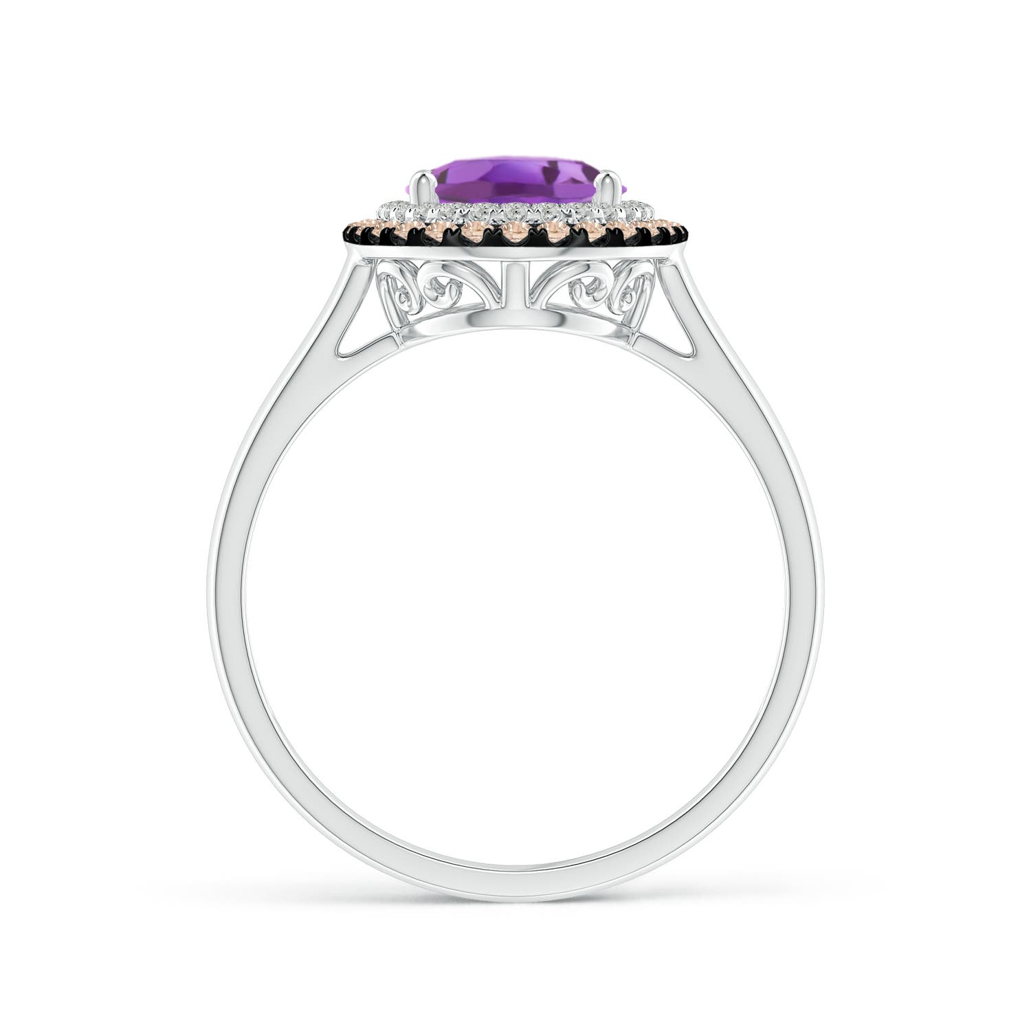 A - Amethyst / 1.87 CT / 14 KT White Gold