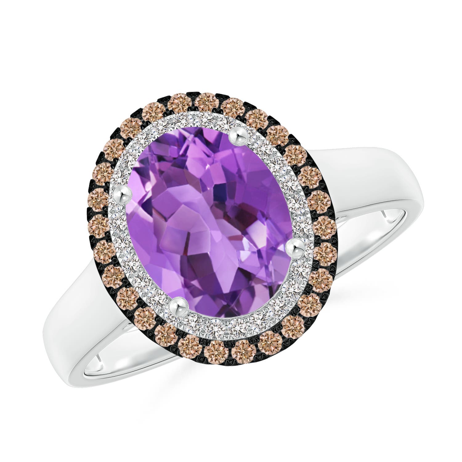 AA - Amethyst / 1.87 CT / 14 KT White Gold